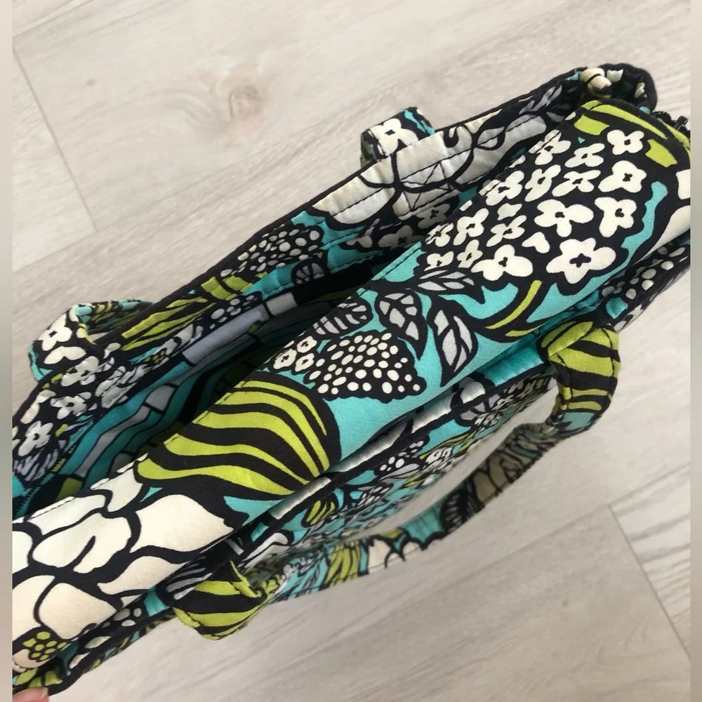 Vera Bradley “Island Blooms” Laptop Padded Multi Pocket Tote Bag